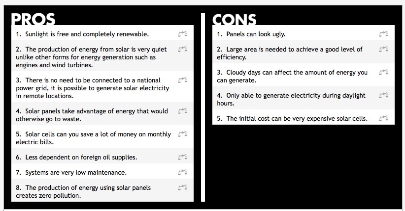 Pros and cons to homework